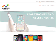 Tablet Screenshot of marcuswholesale.com